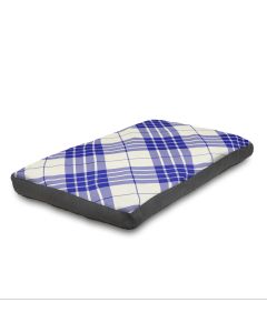 Blue Tartan Dog Bed