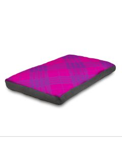 Pink Tartan Dog Bed